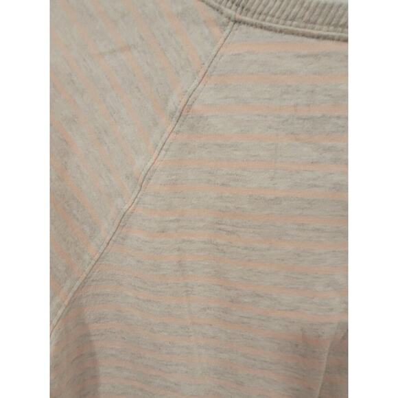 Free People We the Free‎ Medium Striped Crop Sweatshirt with Back Slit #13 - Picture 5 of 5